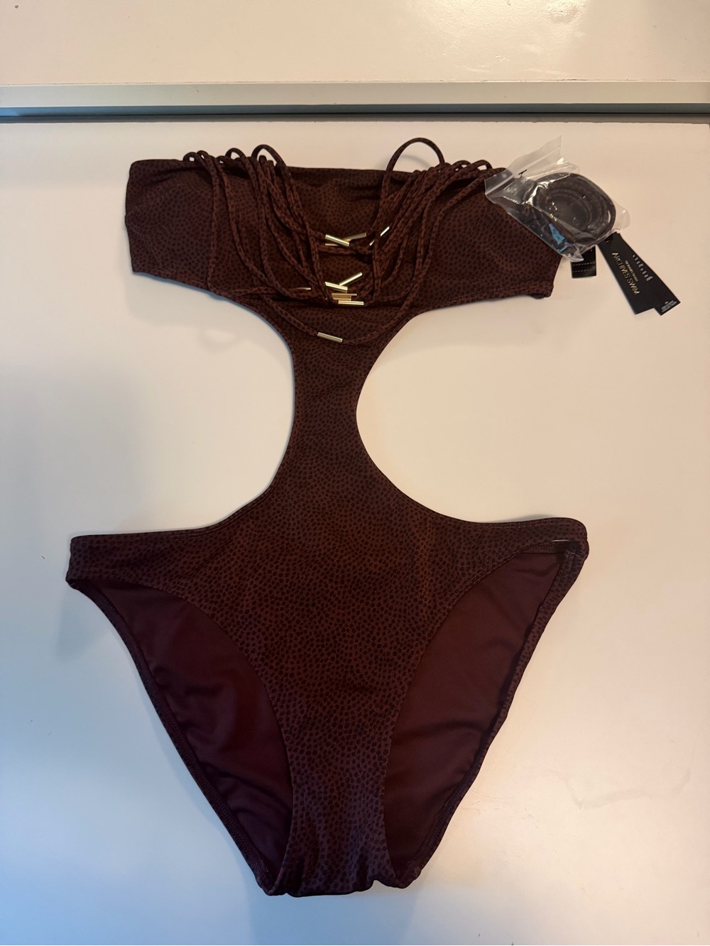 BNWT Victoria Secret Archives Strappy Hardware Monokini